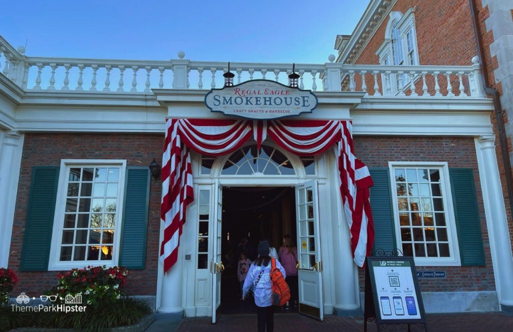 2024 Epcot Disney World Regal Eagle Smokehouse Barbecue in American Pavilion 