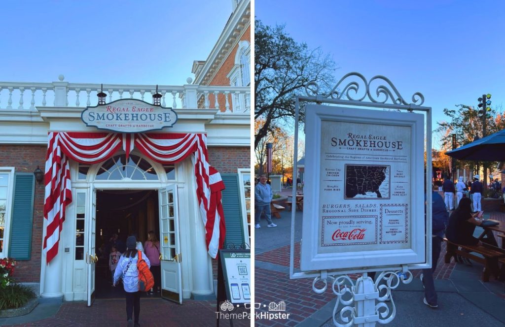 2024 Disney World Regal Eagle Smokehouse Barbecue in American Pavilion