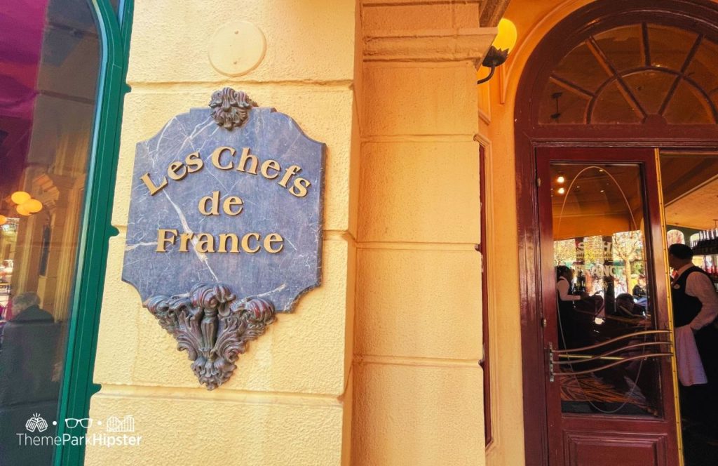 Epcot Theme Park Disney World France Pavilion Chefs de France Restaurant 