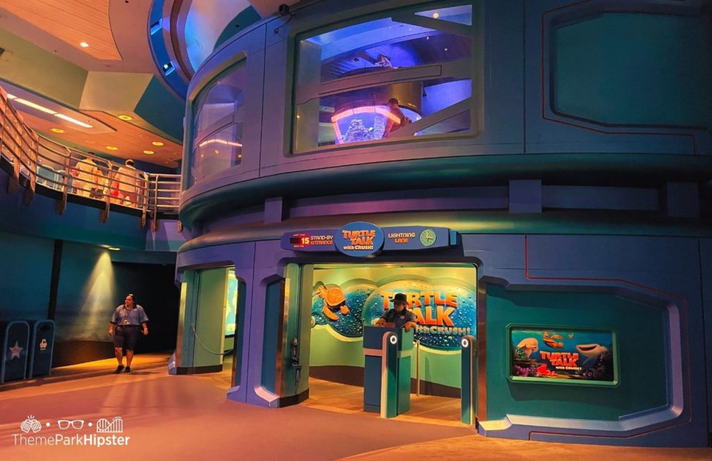 Epcot Theme Park The Seas with Nemo and Friends at Disney World Turtle Talk Lightning Lane. Keep reading for the full guide to Disney’s Lightning Lane.