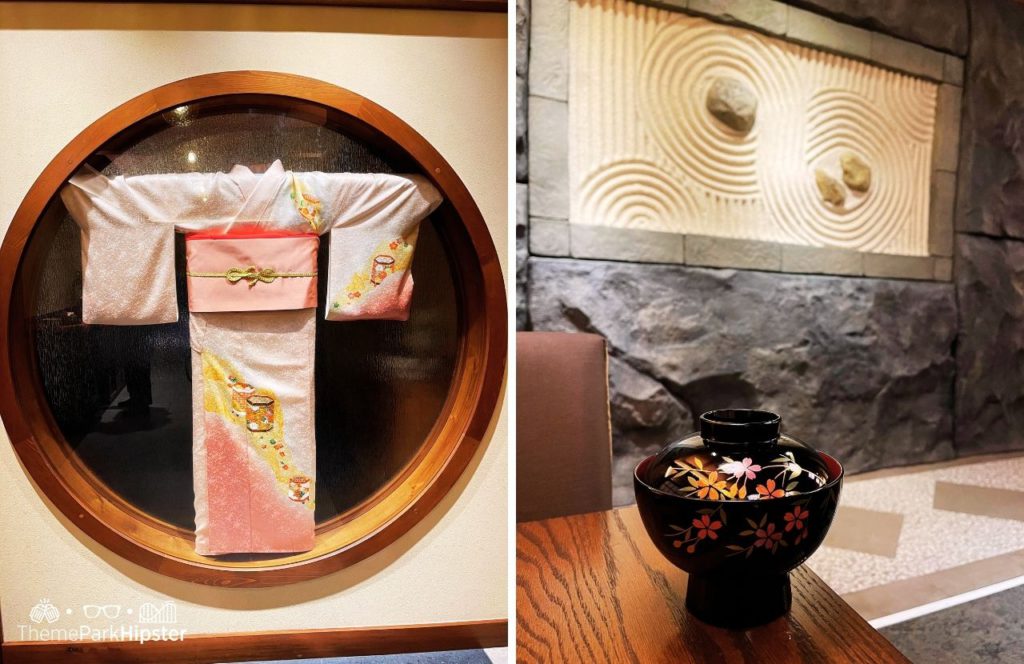 Epcot Theme Park in Disney Japan Pavilion Takumi Tei. One of the best Japanese Restaurants in Epcot.