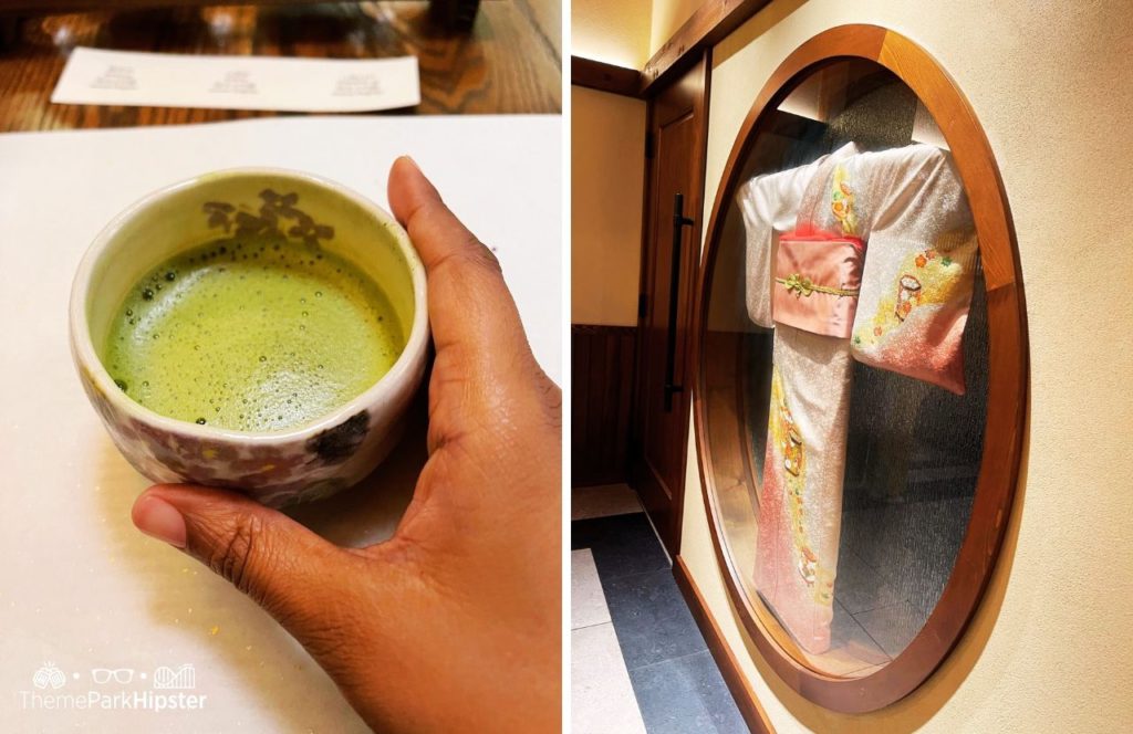 Epcot Theme Park in Disney Japan Pavilion Takumi Tei with tea ceremony