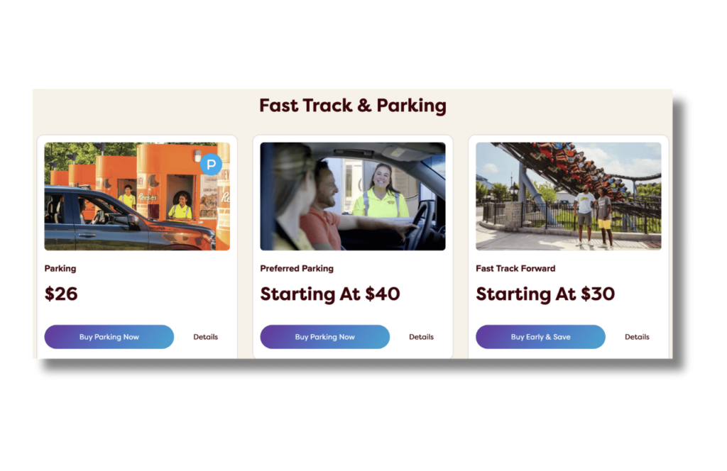 2025 Hersheypark Fast Track Skip the Line Pass Parking Rate