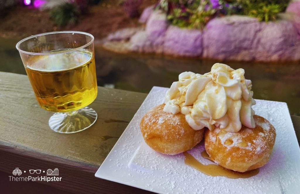 Busch Gardens Tampa 2024 Food and Wine Festival Canada Timbits Donuts. One of the best things to eat at Busch Gardens Food and Wine Festival.