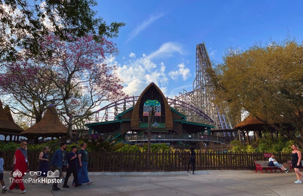 Busch Gardens Tampa 2024 Food and Wine Festival Iron Gwazi Roller Coaster. Keep reading to see who wins in the Iron Gwazi vs Steel Vengeance battle!