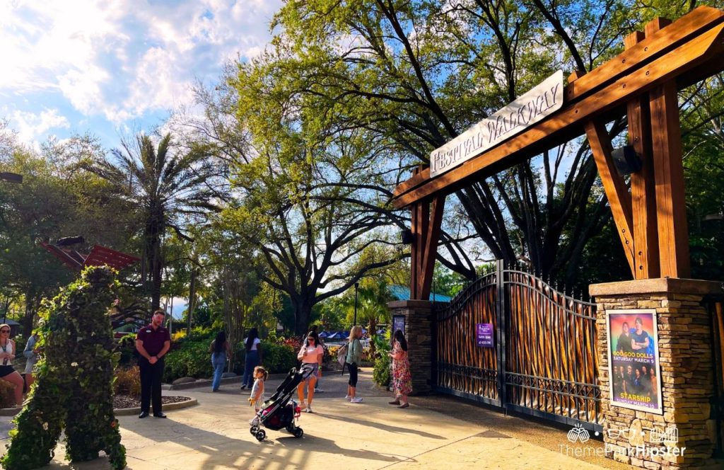 Busch Gardens Tampa 2025 Food and Wine Festival Walkway