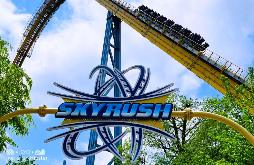 Hersheypark Skyrush Roller Coaster. Keep reading to get the full theme park travel guide on the Skip The Line Pass Fast Track at Hersheypark.
