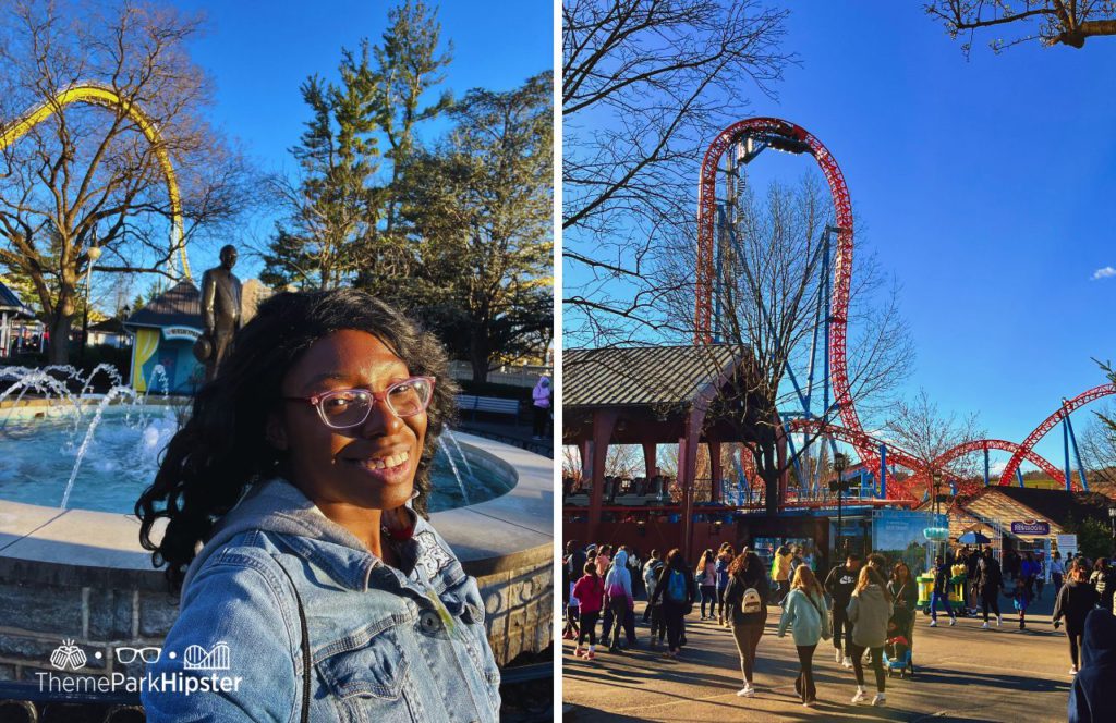Hersheypark Skyrush and Fahrenheit Roller Coaster with Victoria Wade. Keep reading to get the full guide on the Hersheypark Season Pass.
