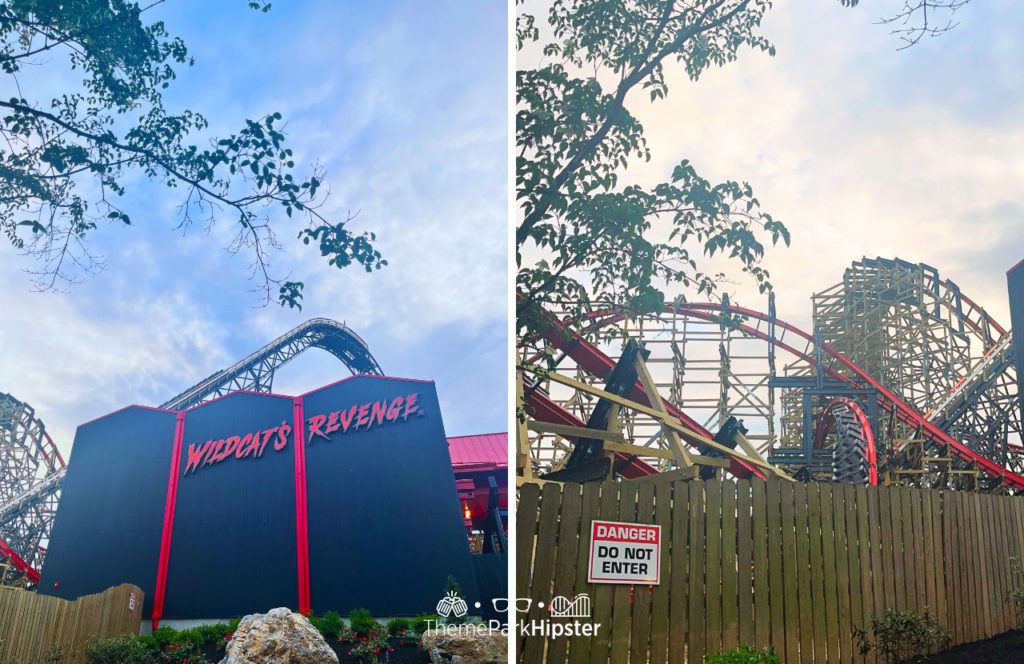 Hersheypark Wildcat's Revenge Roller Coaster. One of the best roller coasters at Hersheypark. 