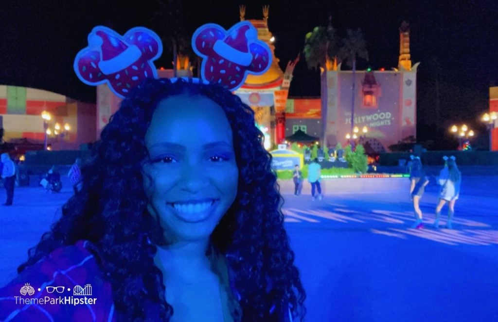 Disney Hollywood Studios Jollywood Nights Christmas Holiday DJ Party at Chinese Theater with NikkyJ 