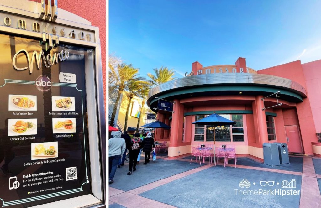 Disney Hollywood Studios Theme Park ABC Commissary Quick Service Restaurant Menu. One of the best counter service restaurants at Hollywood Studios.