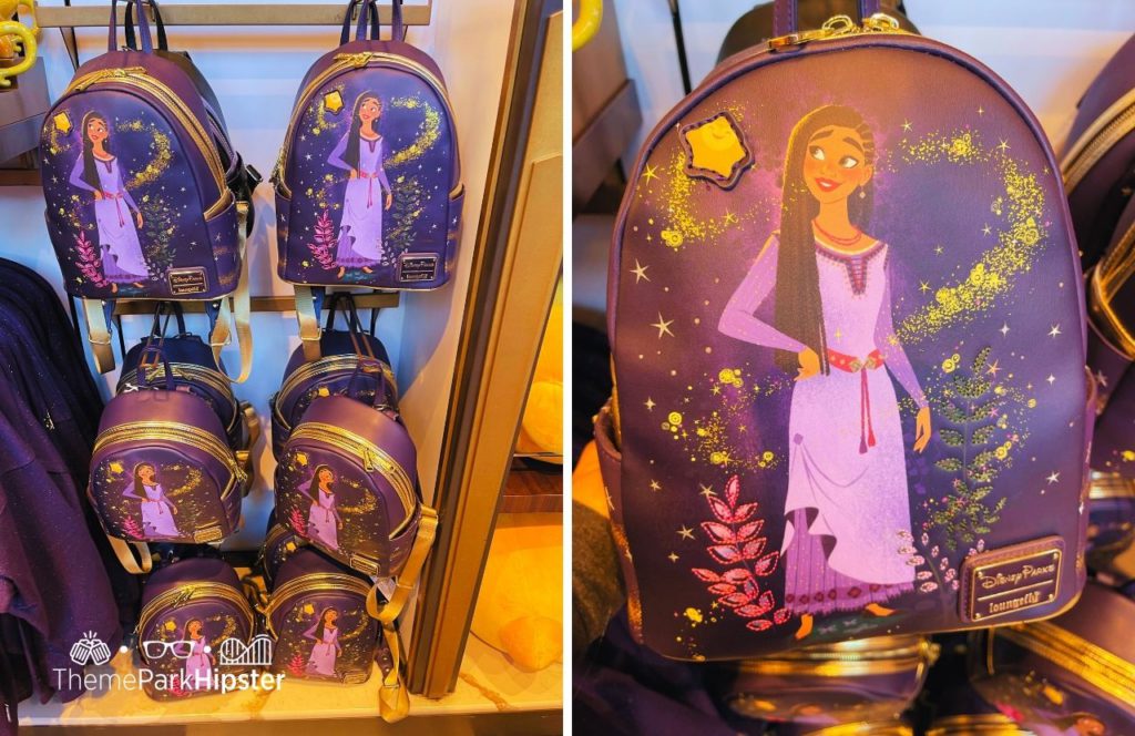 Disney Hollywood Studios Theme Park Asha from Wish Loungefly Bags