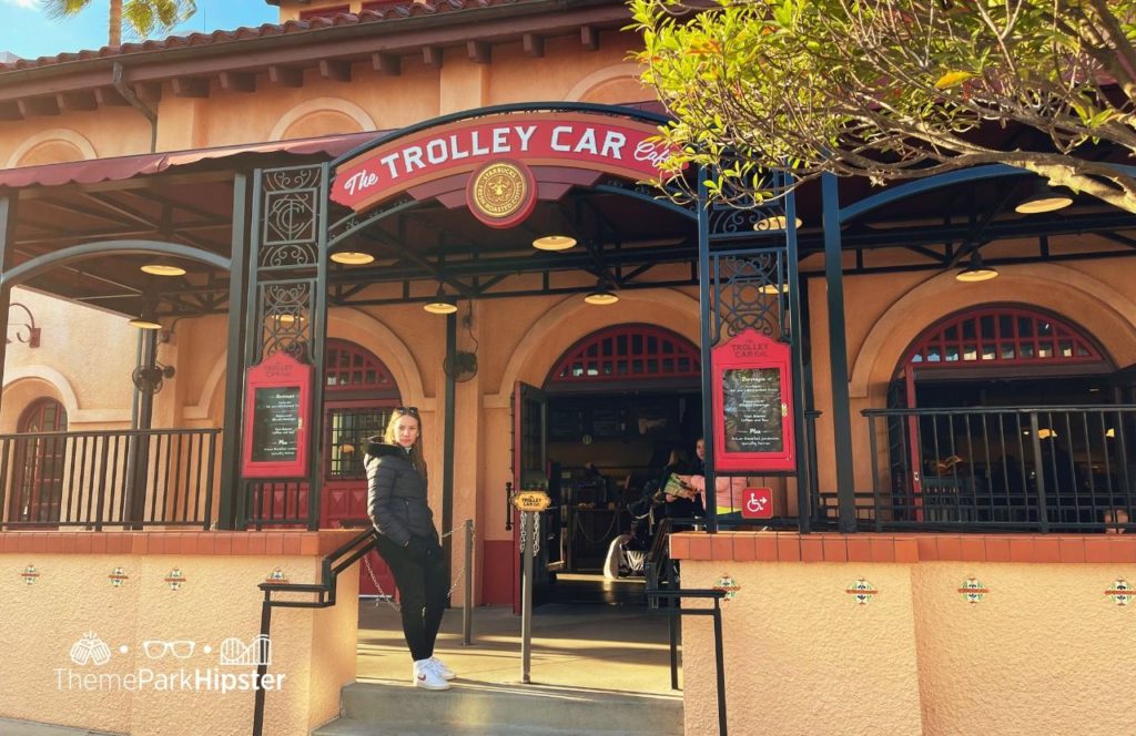 Disney Hollywood Studios Theme Park Trolley Car Cafe