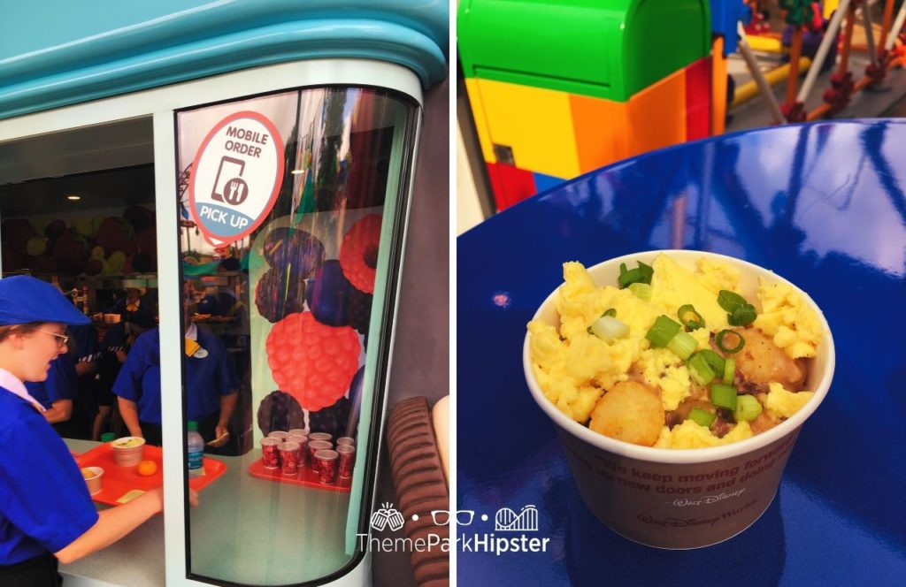 Disney Hollywood Studios Toy Story Land Woody's Lunch Box Mobile Order Tater Tots with Eggs and Scallions. Keep reading to find out all you need to know about Walt Disney World.