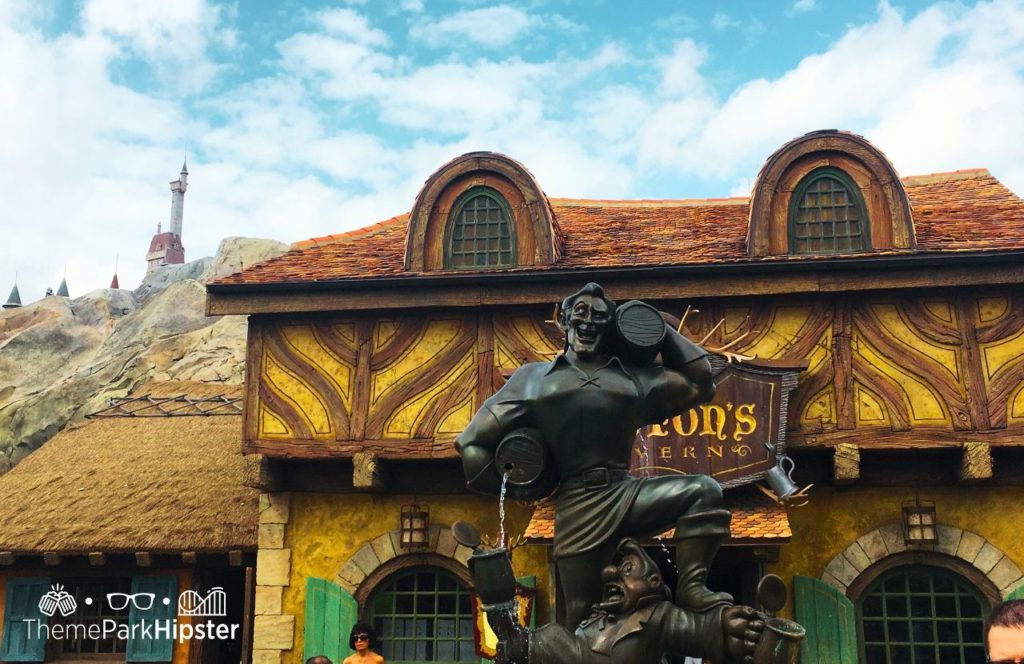 Disney Magic Kingdom Park Beast Castle and Gaston's Tavern in Fantasyland