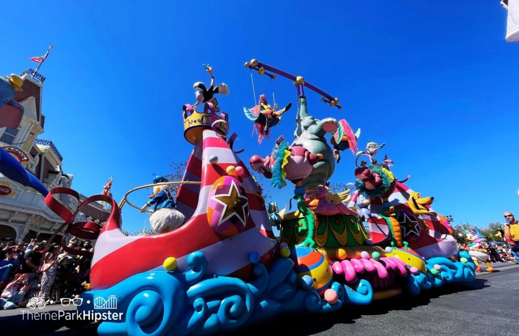 Disney Magic Kingdom Park Disney Festival of Fantasy Parade. One of the best shows at the Magic Kingdom to watch. 