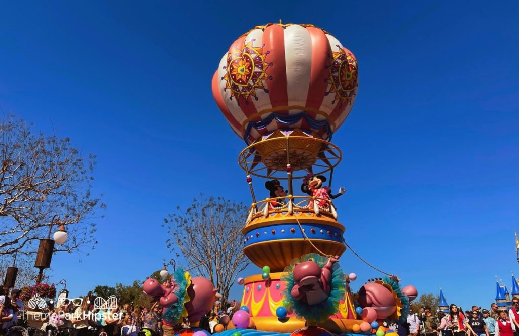 Disney Magic Kingdom Park Disney Festival of Fantasy Parade Mickey and Minnie Mouse. Keep reading to find out more about character experiences at Disney World.
