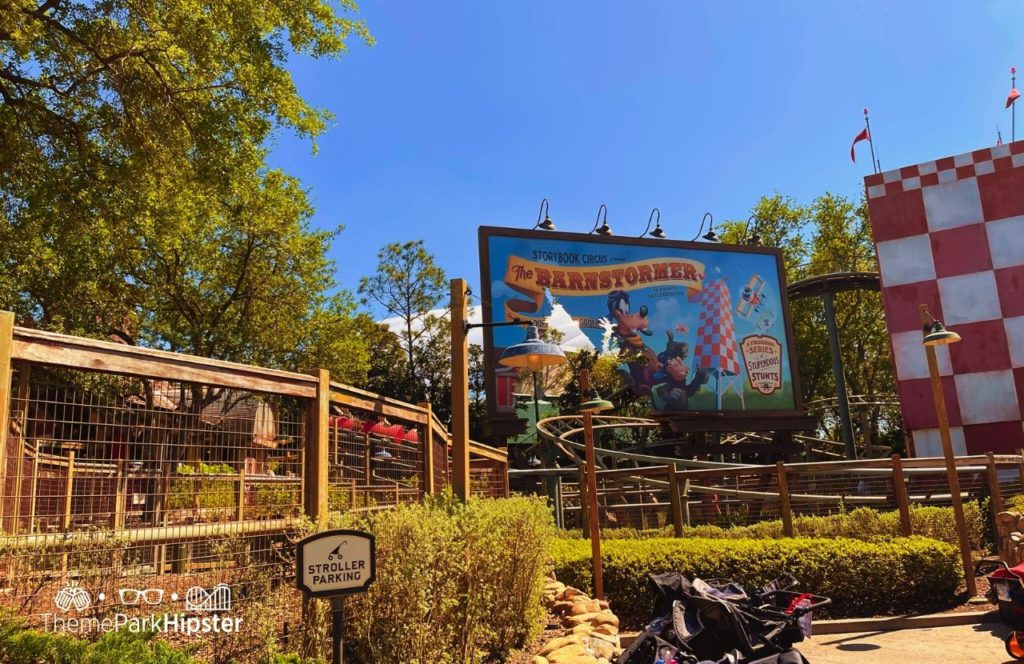 Disney Magic Kingdom Park Fantasyland Barnstormer Goofy Roller Coaster. One of the best Magic Kingdom Roller Coasters!