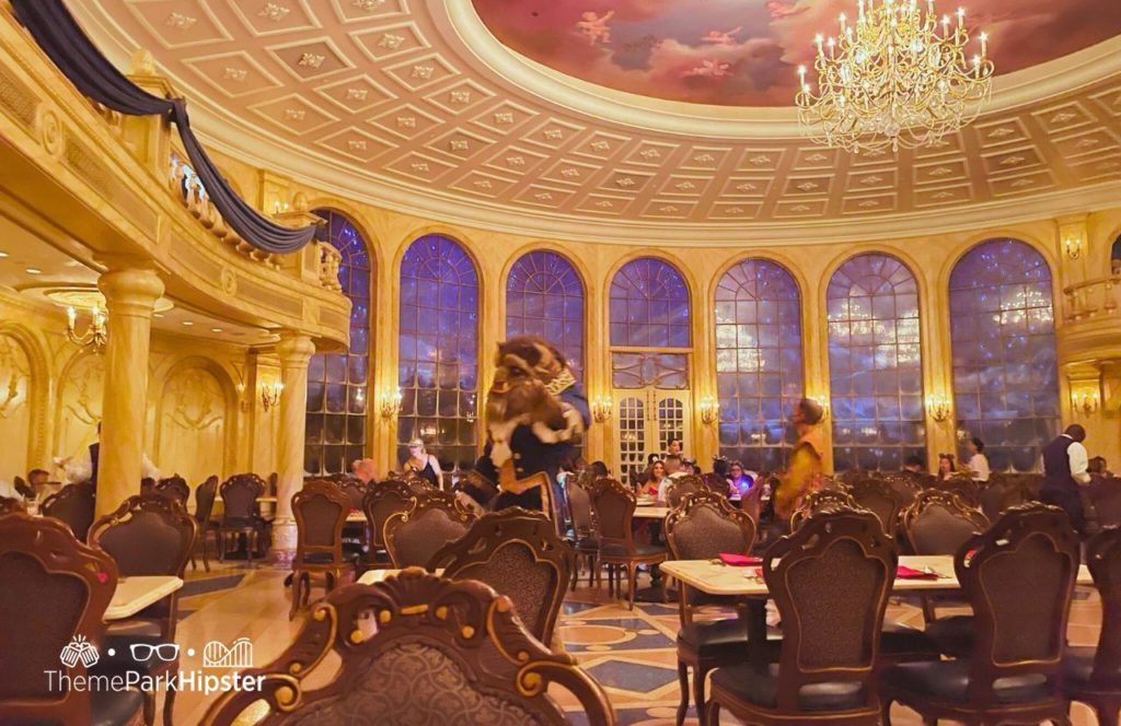 Disney Magic Kingdom Park Fantasyland Beast Castle Be Our Guest Restaurant