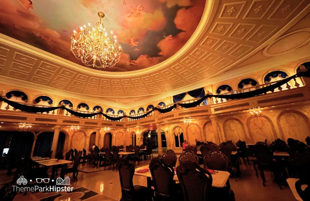 Disney Magic Kingdom Park Fantasyland Beast Castle Be Our Guest Restaurant