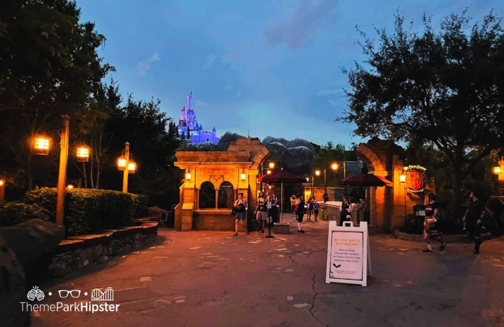Disney Magic Kingdom Park Fantasyland Beast Castle Be Our Guest Restaurant 