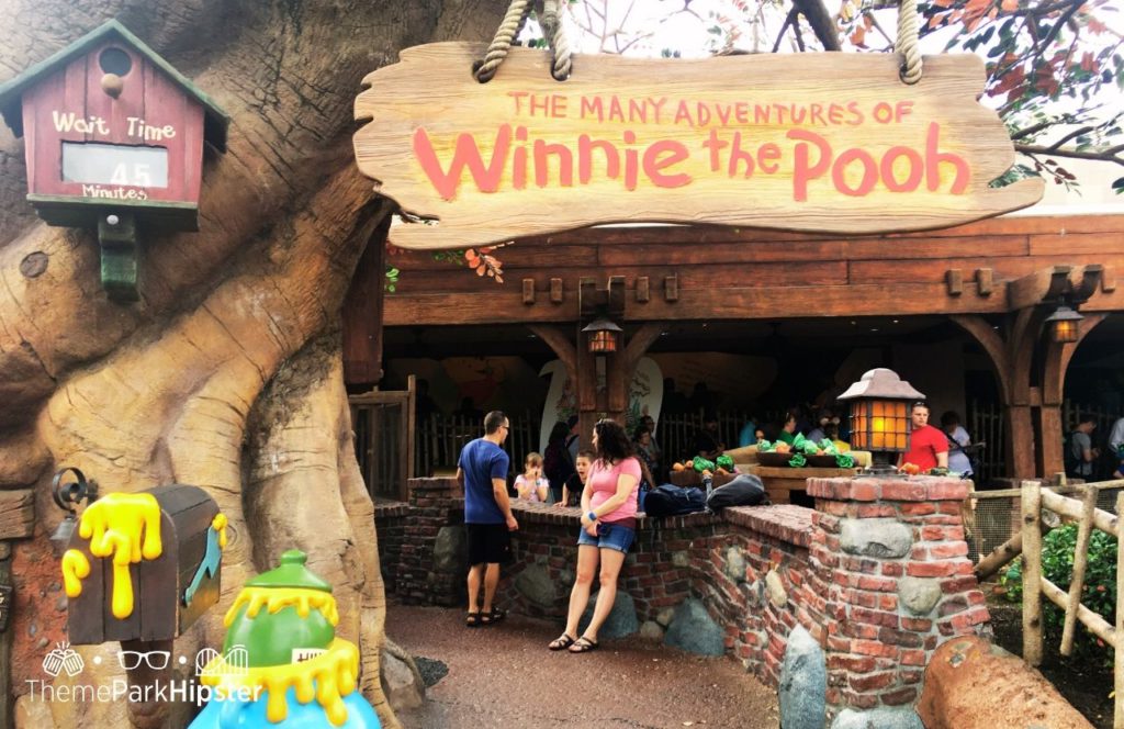 Disney Magic Kingdom Park Fantasyland The Many Adventures of Winnie the Pooh ride. Keep reading to get the best Disney Magic Kingdom secrets and fun facts.