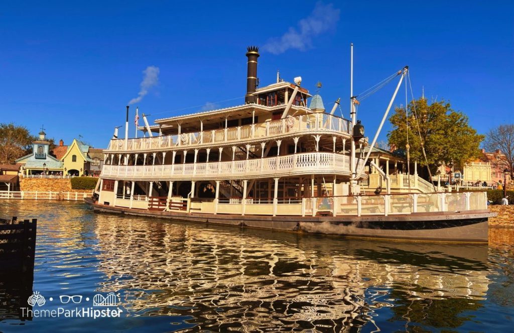 Disney Magic Kingdom Park Frontierland Tom Sawyer Island Liberty Square River Boat