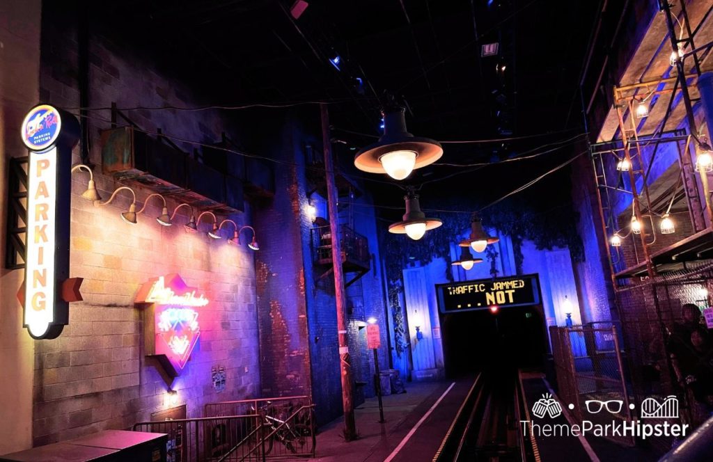 Disney World Hollywood Studios Rock N Roller Coaster Starring Aerosmith. One of the fastest rides at Disney World.