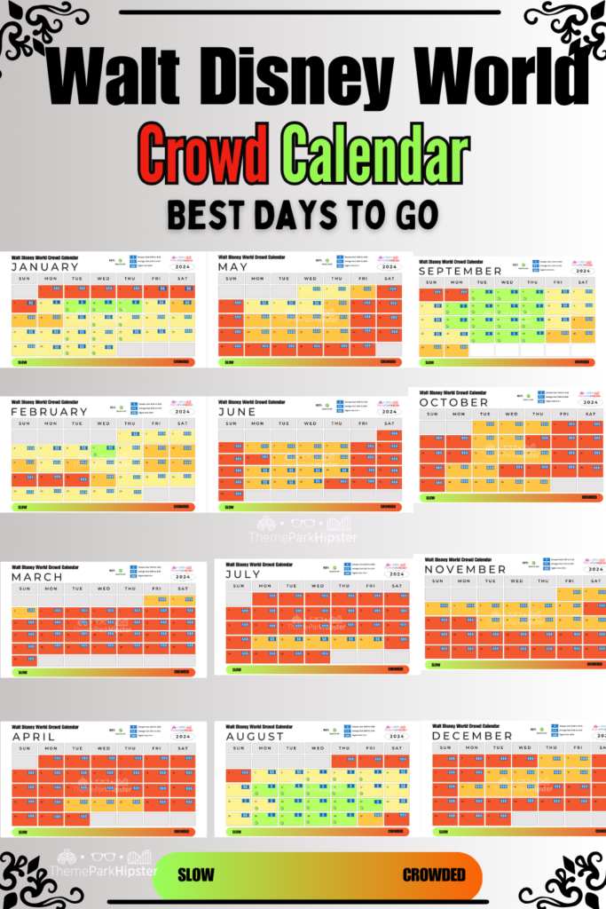 Walt Disney World Crowd Calendar Best Days to Go