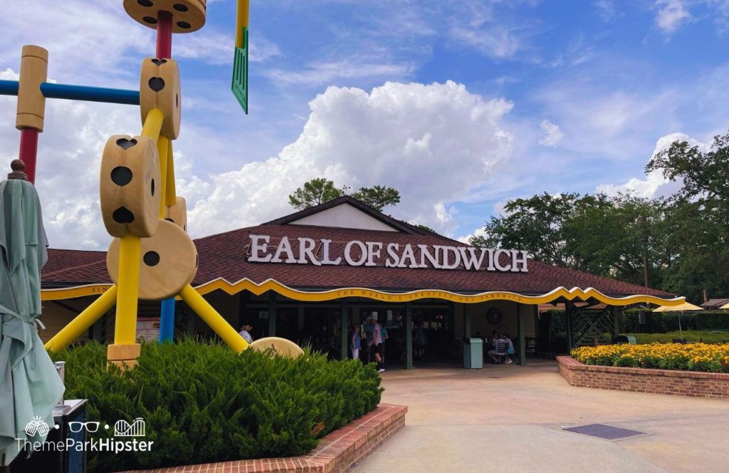 Walt Disney World Disney Spring Earl of Sandwich. One of the best places to get breakfast and Brunch in Disney Springs.
