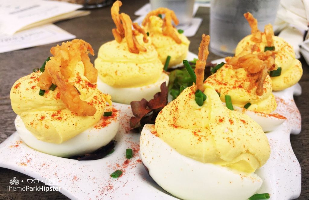 Walt Disney World Disney Springs Chef Art Smith's Homecomin Restaurant Deviled Eggs
