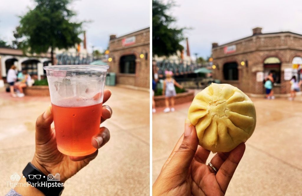 Walt Disney World Disney Springs Happy Hour with Wine and Dumpling