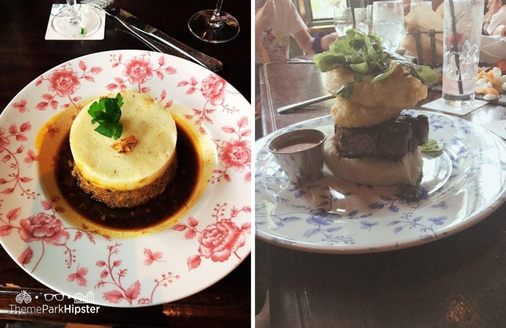 Walt Disney World Disney Springs Raglan Road Restaurant Shepard's Pie with Mashed Potatoes and OMG Burger. Keep reading to find out if Raglan Road at Disney Springs is worth the visit.