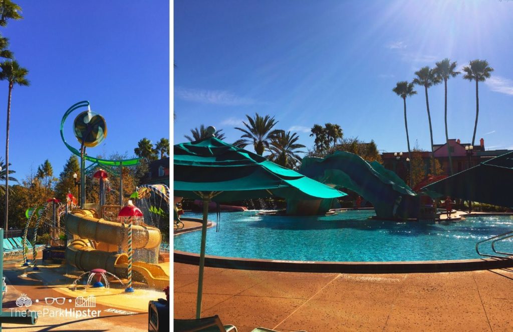 Walt Disney World Port Orleans Resort French Quarter Pool. One of the best moderate resorts at Disney World for adults.