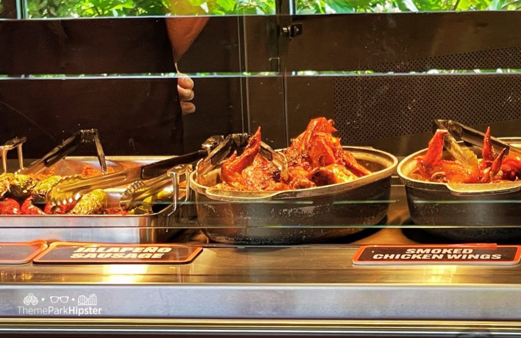 Cedar Point Amusement Park Ohio Backbeat Que BBQ Restaurant food. Keep reading to learn more about how to do Cedar Point in one day.