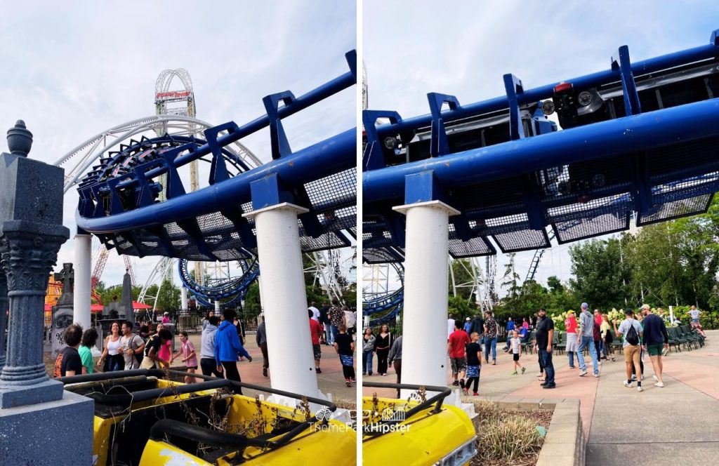 Cedar Point Amusement Park Ohio Corkscrew Roller Coaster. Keep reading to find out the best Cedar Point 1-day itinerary.
