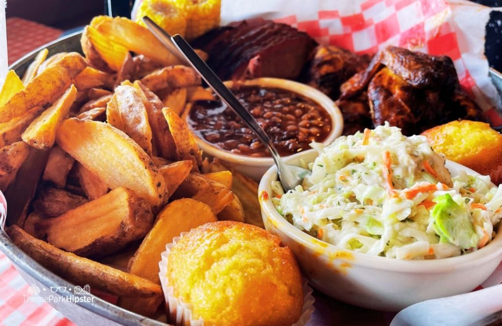 Cedar Point Amusement Park Ohio Famous Dave's Bar B Que Feast for Two Meat Platter