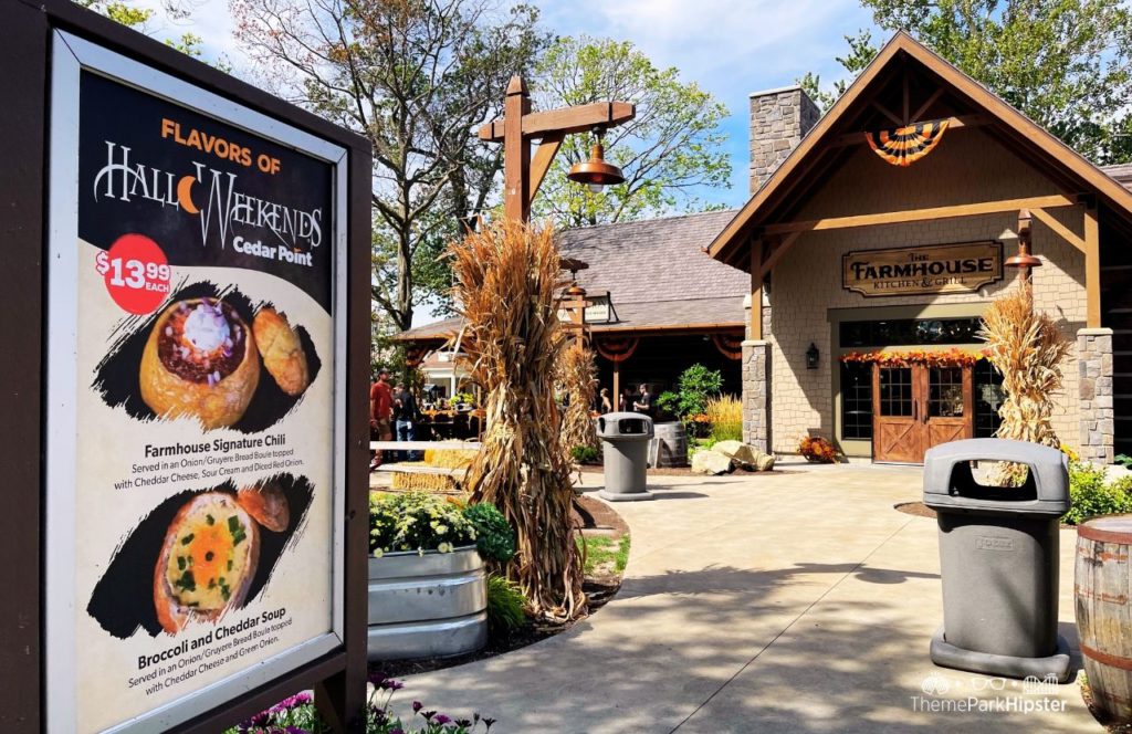 Cedar Point Amusement Park Ohio Frontier Town Farmhouse Restaurant Halloweekends Food