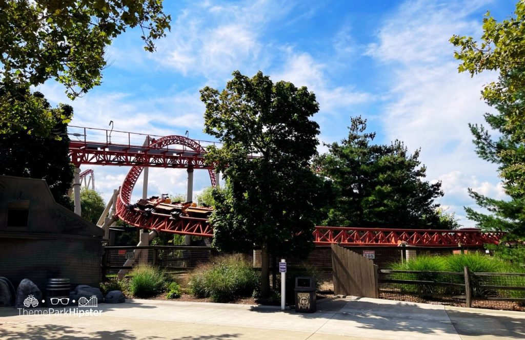 Cedar Point Amusement Park Ohio Frontier Town Maverick Roller Coaster 