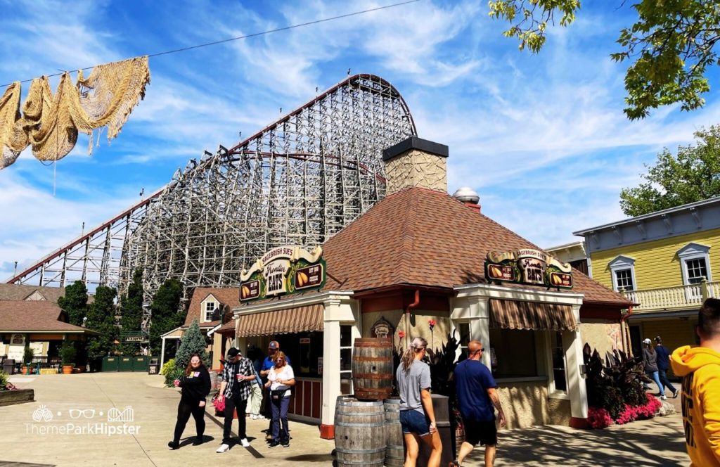 Cedar Point Amusement Park Ohio Frontier Town Sagebrush Sue's Frontier Eats Steel Vengeance Roller Coaster