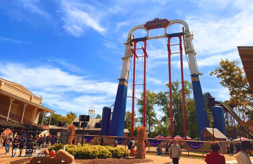 Cedar Point Amusement Park Ohio Frontier Town Skyhawk ride
