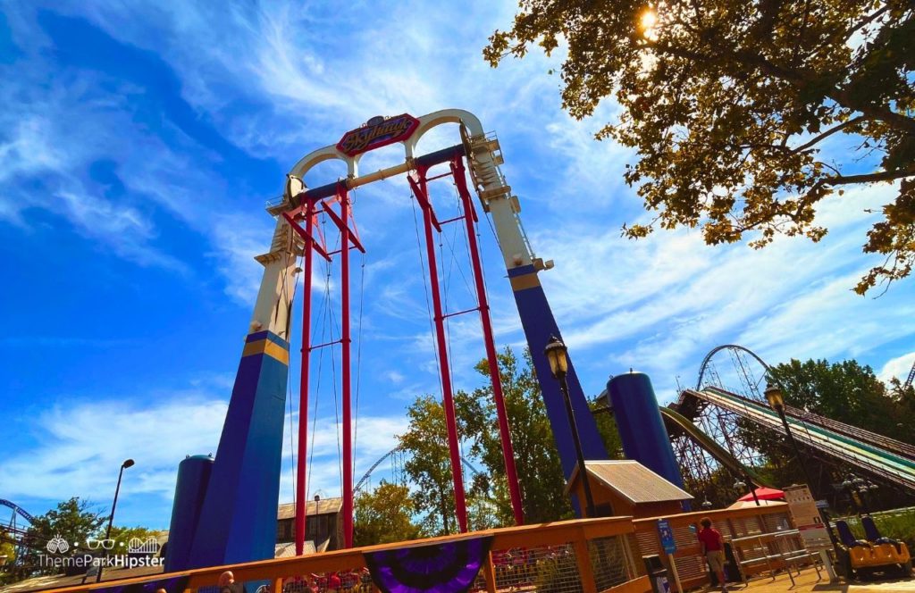 Cedar Point Amusement Park Ohio Frontier Town Skyhawk ride