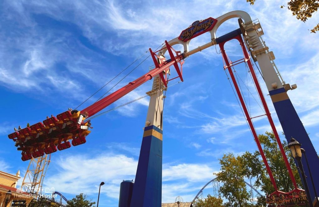 Cedar Point Amusement Park Ohio Frontier Town Skyhawk ride