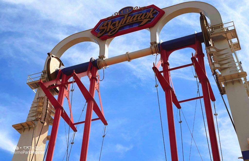Cedar Point Amusement Park Ohio Frontier Town Skyhawk ride 