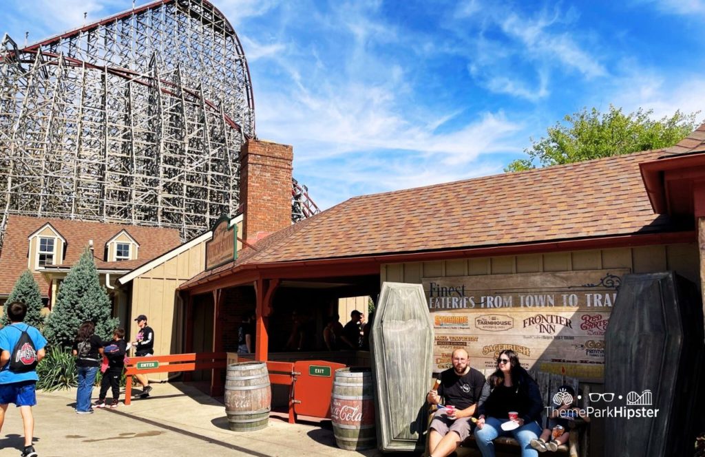 Cedar Point Amusement Park Ohio Frontier Town Steel Vengeance. Keep reading to see who wins in the Iron Gwazi vs Steel Vengeance battle!