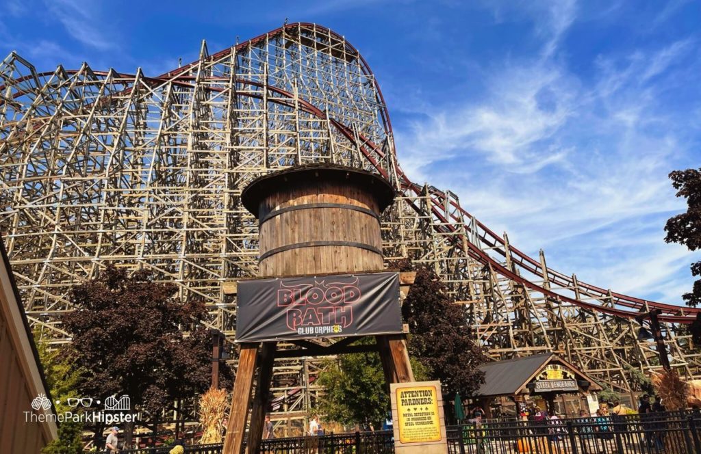 Cedar Point Amusement Park Ohio Frontier Town Steel Vengeance Roller Coaster 