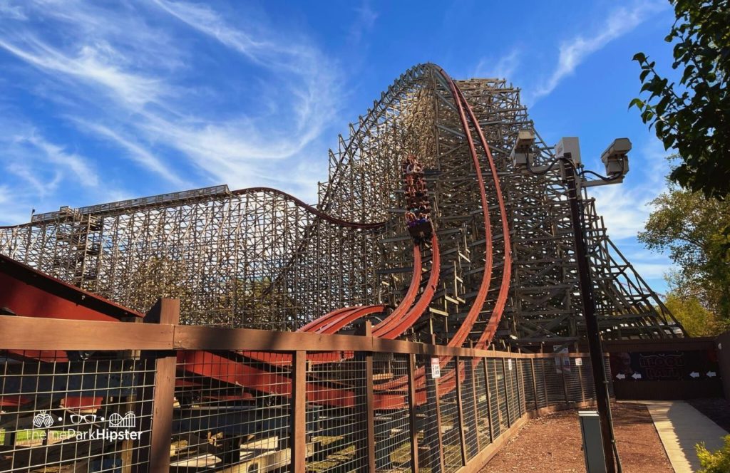 Cedar Point Amusement Park Ohio Frontier Town Steel Vengeance Roller Coaster. Keep reading to see who wins in the Iron Gwazi vs Steel Vengeance battle!