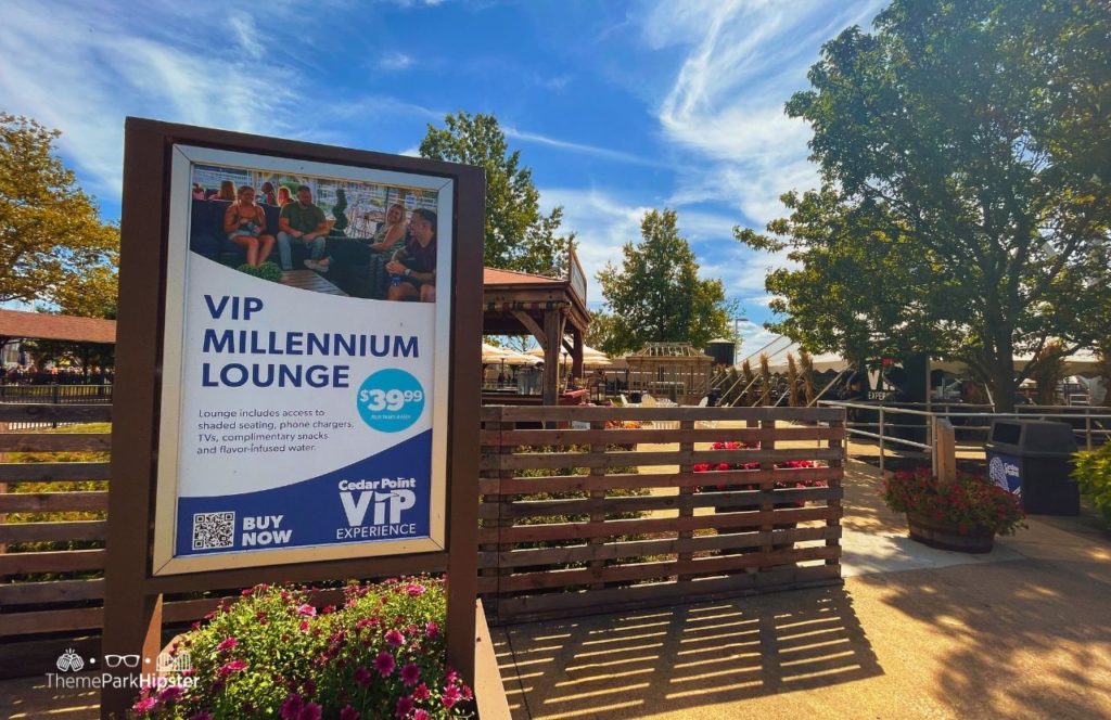Cedar Point Amusement Park Ohio Millennium Force VIP Lounge
