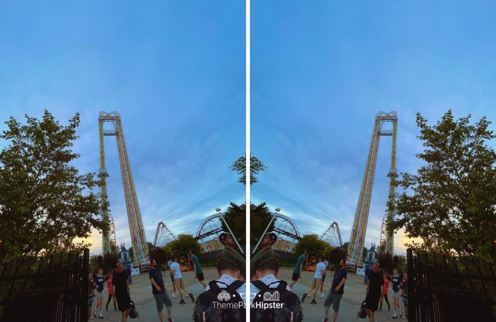 Cedar Point Amusement Park Ohio Power Tower Ride. Keep reading to find out the best Cedar Point 1-day itinerary.