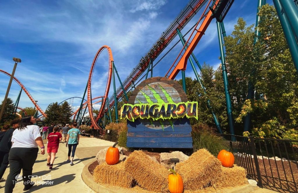 Cedar Point Amusement Park Ohio Rougarou Roller Coaster. Keep reading for more Cedar Point Solo Travel Tips!